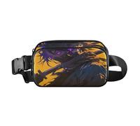 Curious Men - Marsupio da uomo e donna, impermeabile, con cinghia regolabile, per shopping, sport, lavoro, curioso, giallo e nero, taglia unica, Uomini Curiosi Giallo e Nero, 1 size