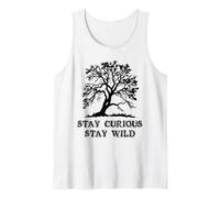 Curious Stay Inspirationa Wild Tree Silhouette Nature Lover Canotta