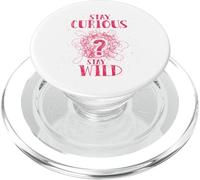 Curious Stay Wild Distressed Question Mark Motivational PopSockets PopGrip per MagSafe