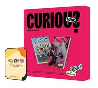 CURIOUS UNIS Album [NEW-Z + GLOW-Z 2 Photobook ver. Full Set]+Pre Order Benefits+BolsVos K-POP Inspired Freebies (1st Single Album)