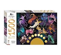 Curious Universe - Puzzle Mindbogglers Gold da 1.500 pezzi - Segni zodiacali - Puzzle di astrologia per adulti - Puzzle da oltre 1.000 pezzi - Puzzle con segni zodiacali cosmici