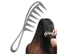 Curl Comb - Detangling Hair Comb For Wet Curly Thick Hair | Wide Tooth Shark Combs | Anti Static Shark Tooth Styling Combs | ABS Wide Tooths HairBrush For Women Men Wigs
