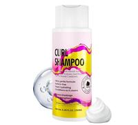 Curl Defining Shampoo, Volumizing Hair Conditioner, 250 ml Shine Hair Care Cleanser with Moisture Repair Formula, Curly Scalp Shampoo with Frizz Control Effect, Follicles Care Product for Daily Use