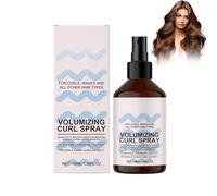 Curl Spray - Fissante per ricci con Ricci flessibili e tenuta media - Adatto al Metodo Curly - Formula leggera senza silicone e alcool - Ideale per il Metodo Curly Girl, Capelli migliorati crespo
