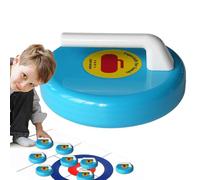 Curling Da Tavolo Per Famiglie,Gioco Di Curling Da Scrivania - Giochi per Interni per Ufficio Giardino Feste Vacanze Dormitorio Bar Università Adulti Raduni Familiari Aule Pavimento