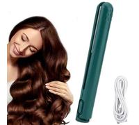 Curling Iron, Hair Straighteners, 2-In-1 Flat Compact Portable Lightweight Nylon Hair Straightening and Curling Wand for Short and Long Hair, 6,69 x 0,87 x 0,87 pollici, 53 g