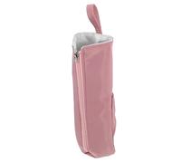 Curling Iron Holder, Hangable Blow Dryer Holder, 11,8 × 4,7 in Water Resistant Case with Heat Protective Cover Pouch, Hair Styling Tool Storage for Bathroom, Soggiorno, Hotel, Dorm