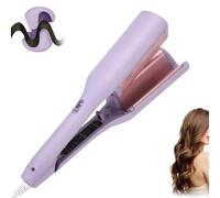 Curluxe French Curls Iron, Curluxe Create Frizz-Free French Curls Effortlessly, Fast Heating & Adjustable Temperature(Purple)