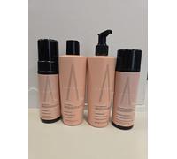 Curly Care Set per Capelli Ricci, Shampoo, Balsamo, Siero con Acido Ialuronico e mousse Olio di Sacha Inchi
