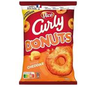CURLY Ciambelle soffiate con arachidi sapore cheddar 100 g