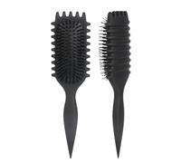 Curly hair brush, è l'ultima spazzola di styling a setole di cinghiale per capelli ricci. Ottima per districare e migliorare i riccioli. (#4, 135g)