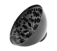 Curly Hair Diffuser, Portable Travel Hair Dryer Attachment, Heat-Resistant Foldable Styling Tool, Frizz-Reducing Volumizers for Summer, Vacation, Spa, Morning Routine, Black