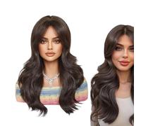 Curly Natural Fashion Beautiful Wig, Natural Wavy Blonde Synthetic Hair, 20 Inch Cosplay Wig, Soft Bouncy Curls for Daily Wear, Perfect for Weddings and Theme Party