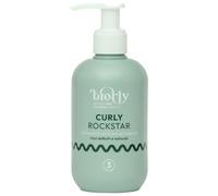 CURLY ROCKSTAR crema per lo styling dedicata ai capelli ricci e mossi, studiata per definire i tuoi ricci nutrendoli e combattere l’effetto crespo CERTIFICATA BIO - 250 ml