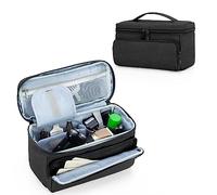 CURMIO Borsa da Toilette per Uomo, Beauty Case da Viaggio Uomo, Borsa per Rasoi Elettrici, Regolabarba, Tagliacapelli o Trimmer di Precisione