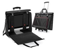 CURMIO Borsa da trasporto con ruote compatibile con computer desktop iMac 27 pollici Apple, custodia rimovibile per trolley compatibile con monitor iMac 27 pollici e accessori, Nero