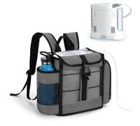 CURMIO Borsa da viaggio per concentratori di ossigeno portatili, compatibile con Inogen One, Oxygo, unità Caire, SimplyGo Mini, borsa da viaggio POC per macchina e accessori, Grigio