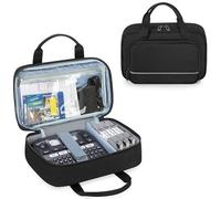 CURMIO Custodia per Etichettatrici, Borsa Portatile da Etichettatrici Compatibile con Brother P-Touch PT-D220/PT-D210, Nero (Solo Borsa)