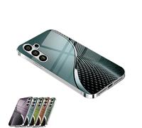 Curranets Fish Scale Hard Case, Curranet Fish Scale Mobile Phone Case, Fishs cale Mobile Phone Hard Cases, Suitable For Samsung S24 S23 S22 Series (Blue,S24U)
