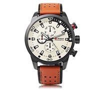 CURREN 8245 Uomo Guarda la moda Casual Business WristWatches Calendario completo Creative Surface