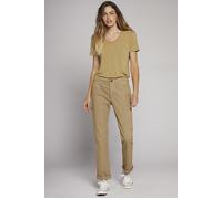 Current Elliott The Captain Relaxed Chino Khaki Taglia: 25 | Outlet | Donna | Marrone