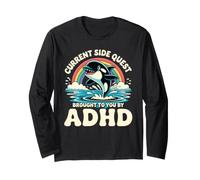 Current Side Quest Brought To You By ADHD Meme Maglia a Manica