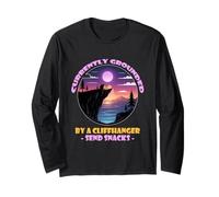 Currently Grounded by a Cliffhanger Send Snacks Maglia a Manica