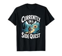 Currently On A Side Quest Gamer Nerd Rpg Gaming Maglietta