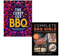 Curry Guy BBQ By Dan Toombs & Complete BBQ BIBLE The Definitive Barbecue Guide By Andy Husbands, Chris Hart 2 Books Collection Set