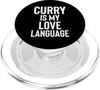 Curry is My Love Language Fun Food Design for Men Women PopSockets PopGrip per MagSafe