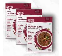 CURRYiT Instant Andhra Mutton Curry Paste Just Add Mutton, Chicken, Fish Ready in 15-30 Mins Serves 12-18 Made with Ghee Ready to Cook Indian Masala Gravy, 250 gm, Pack of 3
