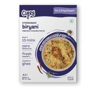 CURRYiT Instant Hyderabadi Biryani Curry Paste Just Add Rice & Chicken, Lamb, Paneer Ready in 30 Mins Serves 4-6 Made with Ghee No Preservatives Ready to Cook Indian Cooking Sauce, 250 gm