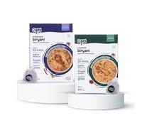 CURRYiT Ready to Cook Hyderabadi & Lucknowi Biryani Indian Masala Gravy Made with Ghee Ready in 30 Mins No Preservatives 100% Mom Approved Gluten-Free, 250 gm, Pack of 2