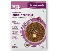 CURRYiT Ready to Cook Purani Dilli Ke Chhole Curry Paste, Serves 4-6 Indian Masala Gravy Made with Ghee Ready in 30 Mins No Preservatives 100% Mom Approved 250gm
