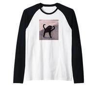 Cursed Cat Angry As Fuk Meme Maglia con Maniche Raglan