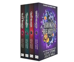 Cursed Fae Series 4 Books Collection Set By Leia Stone, Julie Hall (Cold Hearted, Faint Hearted, Broken Hearted & Black Hearted)