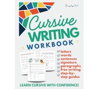 Cursive Handwriting Workbook: A Kid-Friendly Workbook for Learning Cursive Writing