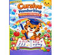 Cursive Handwriting Workbook for Kids Ages 3-5: Fun Tracing and Writing Practice