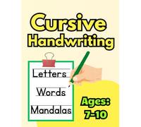 Cursive Handwriting Workbook for Kids: Silly Syllables, Fun Words, and Connecting Letters | Playful Cursive Writing Practice with Coloring Breaks for Beginners