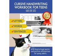 Cursive Handwriting Workbook for Teens (Who love cats) (Tascabile)