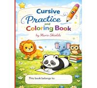 Cursive Practice and Coloring Book