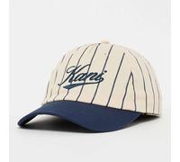 Cursive Varsity Pinstripe Baseball Cap off white/dark blue bianco ONE SIZE