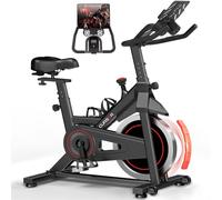 CURSOR Cyclette da Casa, Cyclette Professionale Silenziosa con Resistenza Regolabile, Manubrio e Sella Regolabili, Display LCD, Selle Traspiranti, Ciclette per Allenamento Cardio