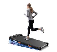 CURSOR Tapis Roulant con Inclinazione 15%, Tapis Roulant Salvaspazio Elettrico 1-10KM/H, Walking Pad con Motore Silenzioso da 3.0 HP e Tripla Ammortizzazione, Max. Carico Massimo 136KG