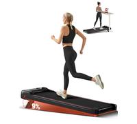 CURSOR Tapis Roulant con Inclinazione 9%, Tapis Roulant Salvaspazio Elettrico 1-10KM/H, Walking Pad con Motore Silenzioso da 2,5 HP e Tripla Ammortizzazione, Max. Carico Massimo 136KG