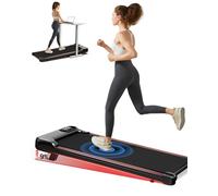 CURSOR Tapis Roulant Salvaspazio 1-8KM/H, Tapis Roulant Elettrico Inclinabile, Walking Pad con Tripla Ammortizzazione e Motore Silenzioso da 2,5 CV, Max. Carico Massimo 136KG