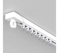 Cursore autoadesivo montato a soffitto per divisori regolabile 0,5 m 0,5 m stic per balcone camper, camera da letto, ufficio armadio (colore: 2,6 m 8 piedi)