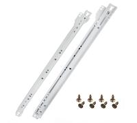 Cursore con cuscinetti a sfera da 450 mm 1 paio Bianco Guida per cassetti adatta