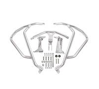 Cursore CRF1100L Engine Guard Highway Crash Bar Per CRF 1100L Africa Twin 2020 2021 2022 2023 Telaio Superiore Paraurti Protezione(Argento)