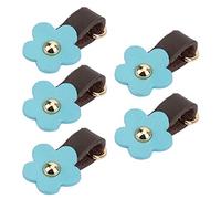 Cursore per Cerniera, Testa 'estrattore per Cerniera a Forma di Fiore per la Sostituzione della Testa 'estrattore per Cerniera per Decorazioni di Vestiti o Borse (BLUE)